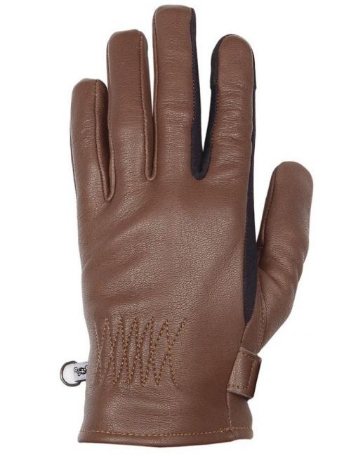 Helstons Candy Ete Choco Blue Leather Gloves T6