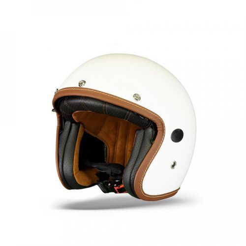 Helstons Naked Helmet Carbon Fiber Mat White S