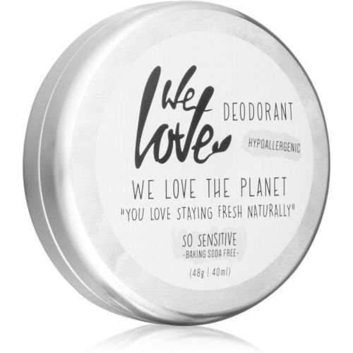 We Love The Planet You Love Staying Fresh Naturally So Sensitive Organic Cream Deodorant for Sensitive Skin 48 g