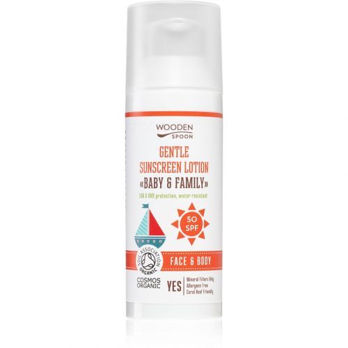 WoodenSpoon Baby&Family Family Sunscreen Lotion with SPF 50 50 ml
