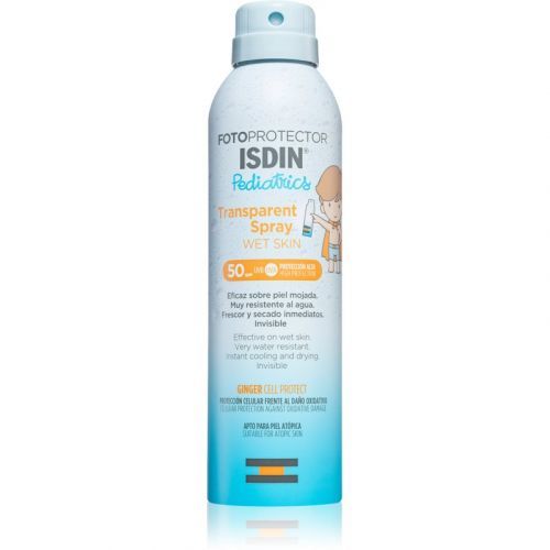 ISDIN Pediatrics Transparent Spray Sun Cream For Kids SPF 50 250 ml