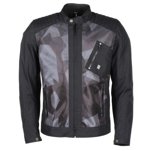 Helstons Colt Air Mesh Fabric Black Camo Jacket 2XL