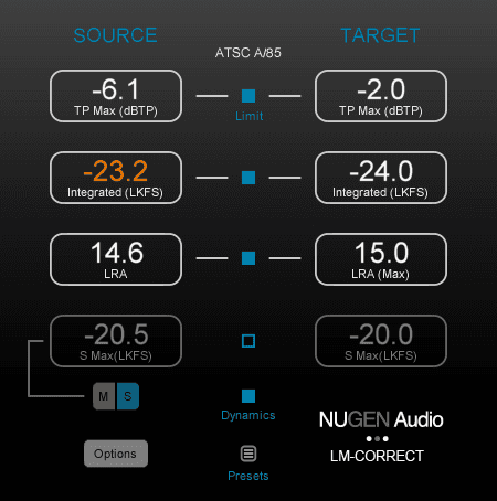 Nugen Audio LM-Correct DynApt (Extension) (Digital product)