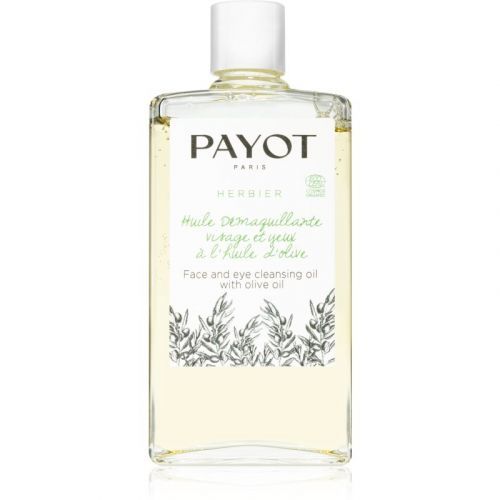Payot Herbier Face and Eye Cleansing Oil Cleansing Oil  for Eyes, Lips and Skin With Olive Oil 95 ml