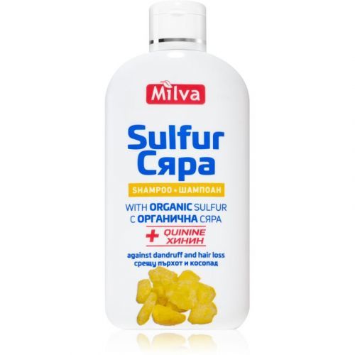Milva Quinine & Sulfur Anti-Dandruff Hair Loss Shampoo  With Sulfur 200 ml