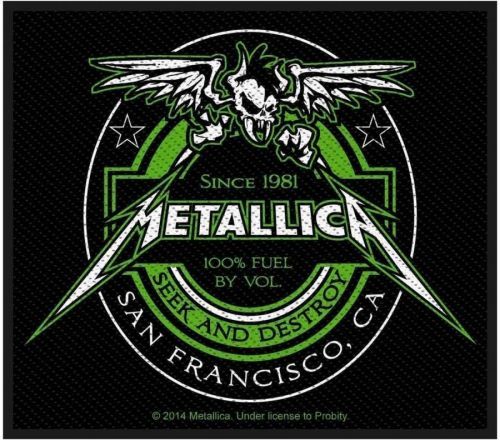 Metallica Beer Label Sew-On Patch
