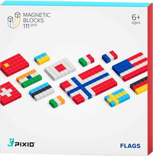 Pixio Magnetic Blocks Flags