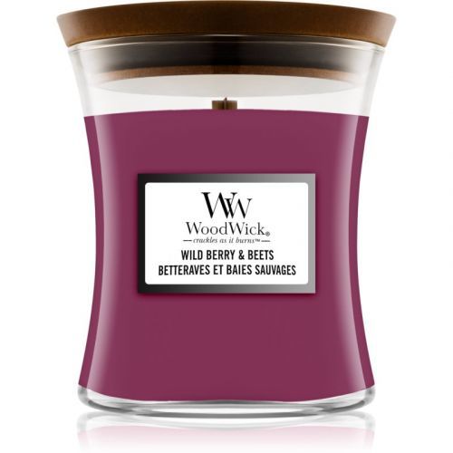 Woodwick Wild Berry & Beets scented candle Wooden Wick 275 g
