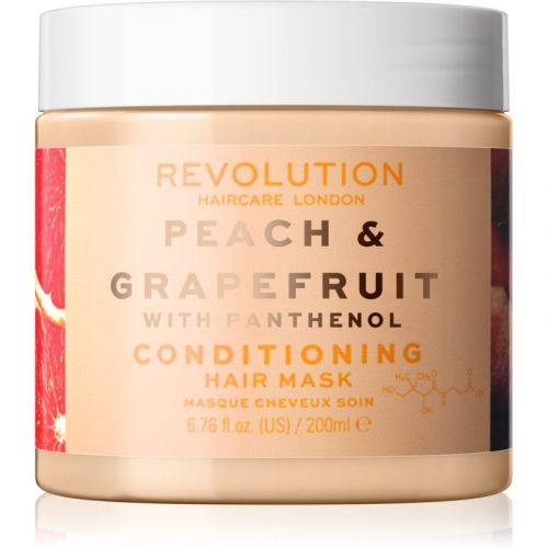 Revolution Haircare Hair Mask Peach & Grapefruit Hydrating and Brightening Mask for Hair 200 ml