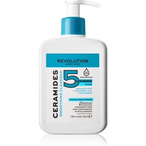 Revolution Skincare Ceramides Gentle Cleansing Gel for Hydration and Pore Minimizing 236 ml