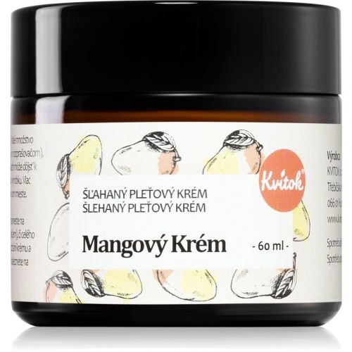 Kvitok Mango cream Mangový krém Gentle Face Cream for Sensitive and Dry Skin 60 ml