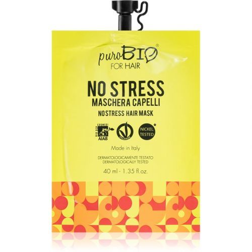 puroBIO Cosmetics No Stress Revitalising Hair Mask 40 ml