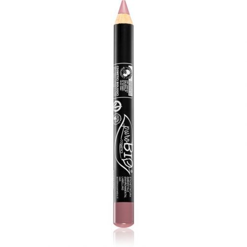 puroBIO Cosmetics Pencil Lipstick Multipurpose Eye, Lip and Cheek Pencil Shade 24 Pink Rossetto 2,3 g