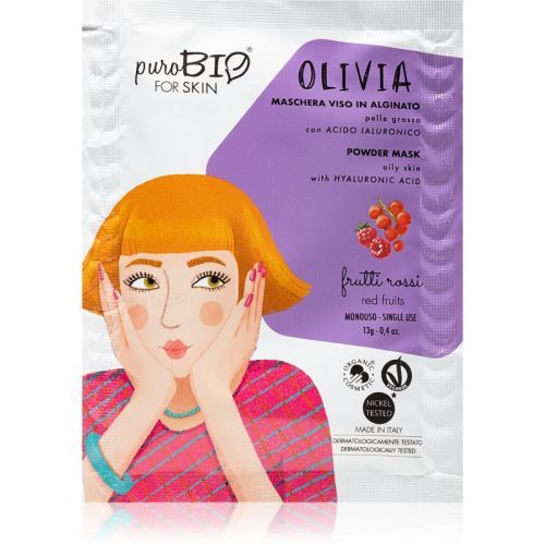puroBIO Cosmetics Olivia Red Fruits Peel-Off Mask powder 13 g