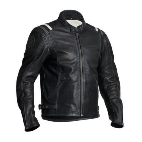 Halvarssons Leather Jacket Skalltorp Black 48