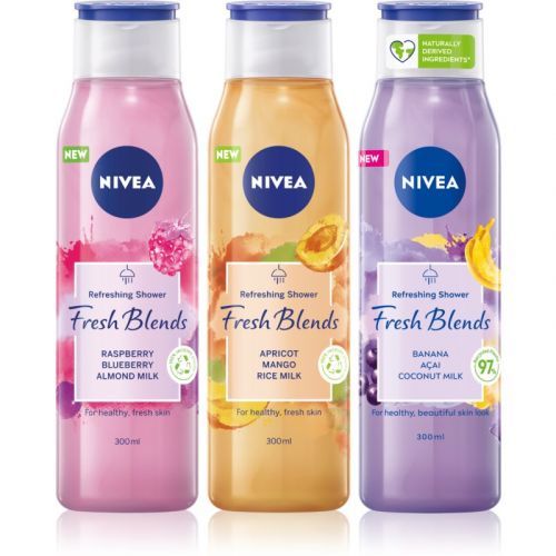 Nivea Fresh Blends Juicy Shower Gel 3 x 300 ml (Economy Pack)