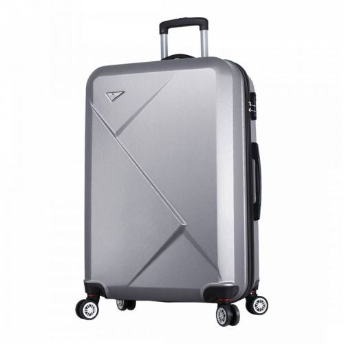 Grey Large Diamond Suitcase