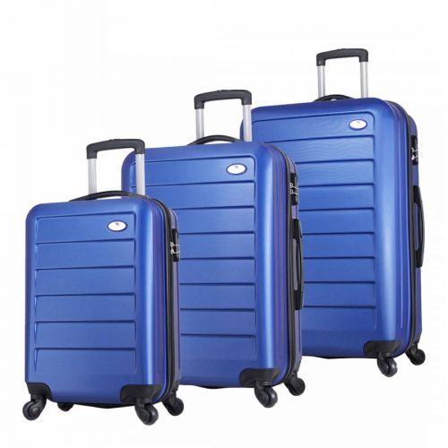 Blue Set Of 3 Ruby Suitcases
