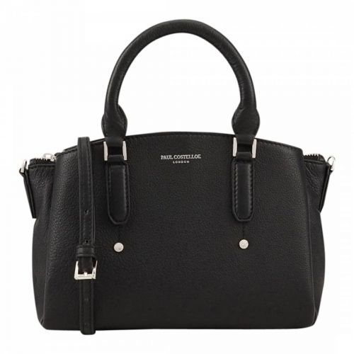 Black Velino Top Handle Bag