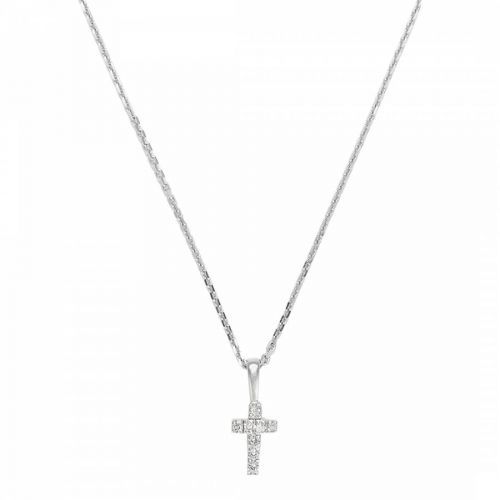 White Gold Mini cross