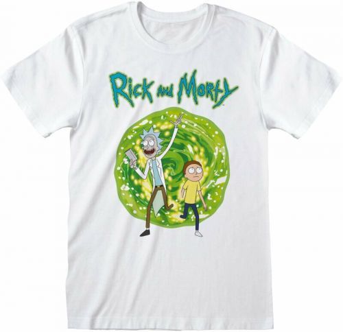 Rick And Morty T-Shirt Portal White M