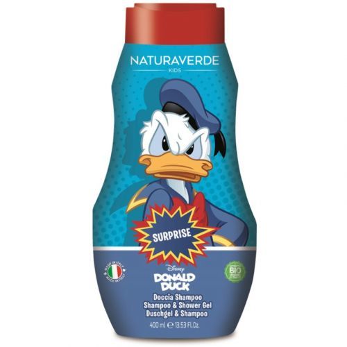 Disney Classics Donald Duck Shampoo and Shower Gel Shower Gel for Kids with surprise 400 ml