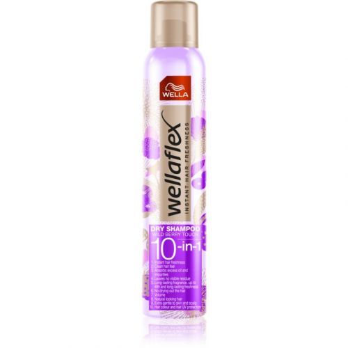 Wella Wellaflex Wild Berry Touch Dry Shampoo with Light Floral Aroma 180 ml