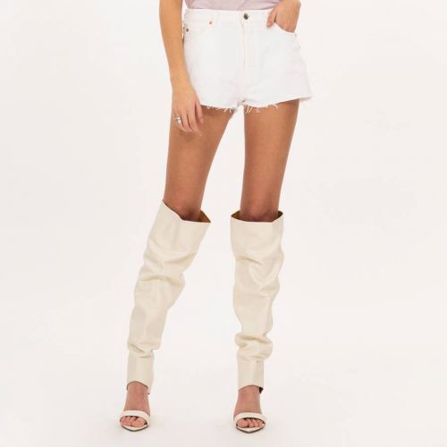 White Flita denim Shorts