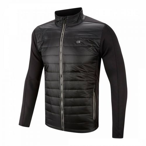 Black Quilted Stretch Jacket