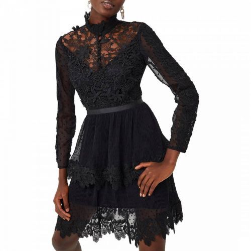 Black Gariana Lace Dress