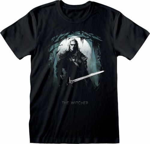 The Witcher - Silhouette Moon - - T-Shirts
