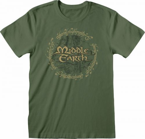 The Lord Of The Rings - Middle Earth Green - - T-Shirts