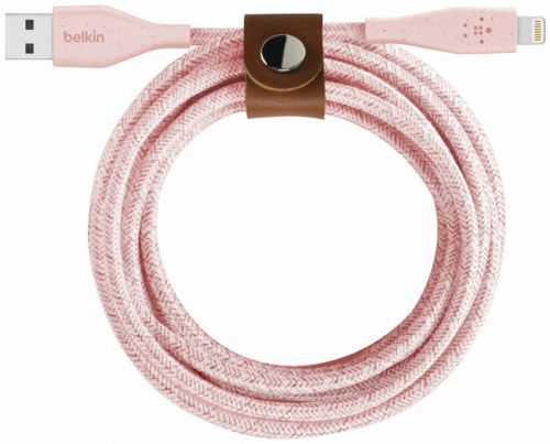 Belkin DuraTek Plus Lightning to USB-A Cable F8J236bt04-PNK Pink 1 m USB Cable
