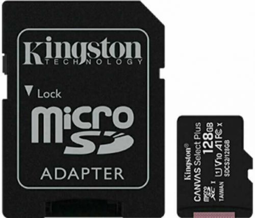 Kingston 128GB microSDXC Canvas Plus UHS-I Gen 3