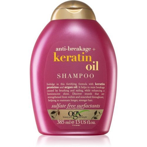 OGX Keratin Oil Energising Shampoo With Keratin And Argan Oil 385 ml