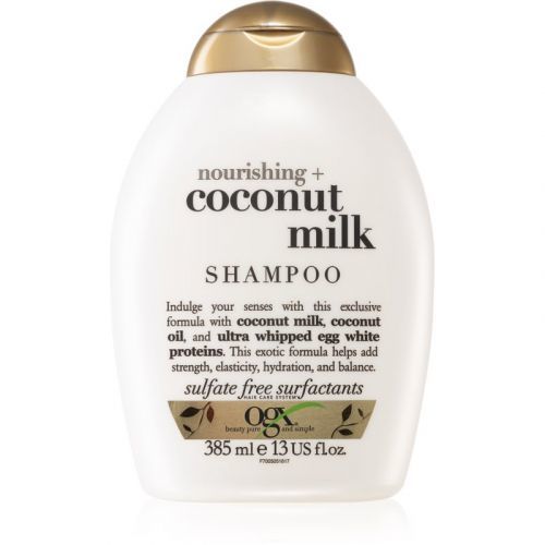 OGX Coconut Milk Moisturizing Shampoo with Coconut Oil 385 ml