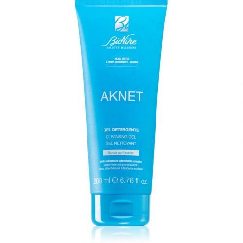BioNike Aknet Exfoliating Cleansing Gel For Oily And Problematic Skin 200 ml