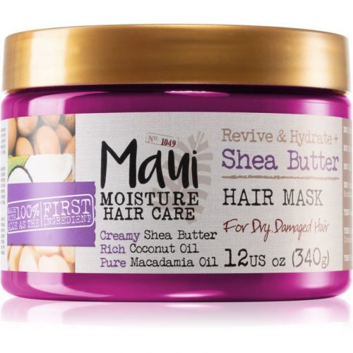 Maui Moisture Revive & Hydrate + Shea Butter Hydrating Mask for Dry and Damaged Hair 340 g