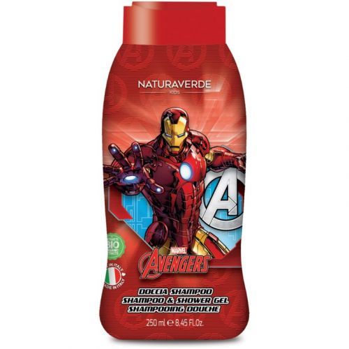 Marvel Avengers Ironman Shampoo and Shower Gel Shampoo And Shower Gel 2 in 1 for Kids 250 ml