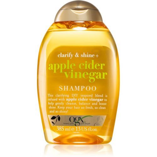 OGX Apple Cider Vinegar Purifying Shampoo for Shiny and Soft Hair 385 ml