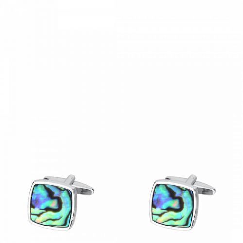 Silver Multi  Cushion Shape Cufflinks