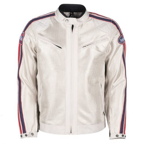 Helstons Pace Air Mesh Fabric Blue Red White Jacket S