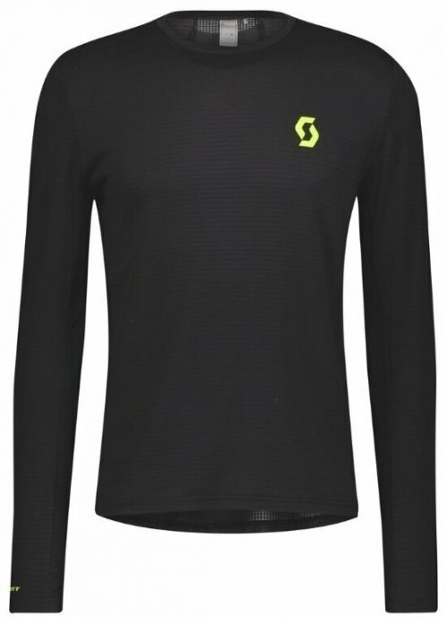 Scott RC Run LS Mens Shirt Black/Yellow XL