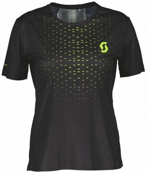 Scott RC Run SS Womens Shirt Black/Yellow XS