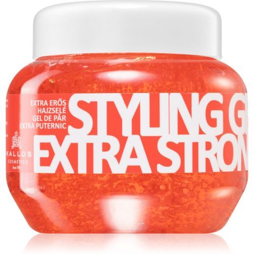 Kallos Styling Gel Extra Strong Hold Hair Styling Gel With Extra Strong Fixation 275 ml