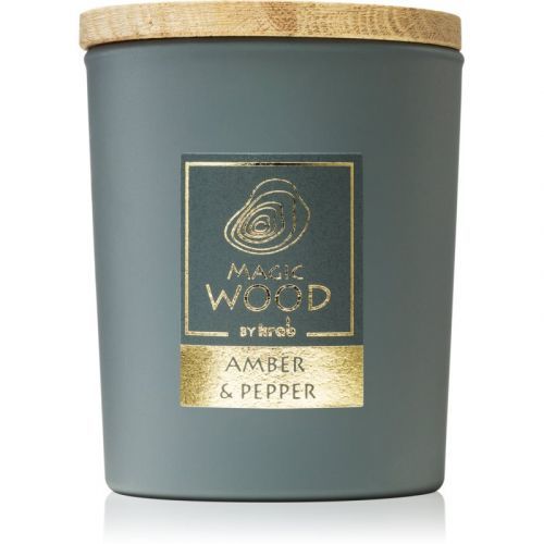 Krab Magic Wood Amber & Pepper scented candle 300 g