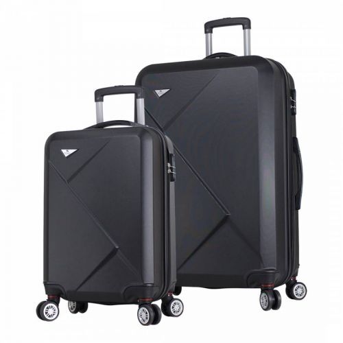 Black Cabin And Large Diamond Suitcases