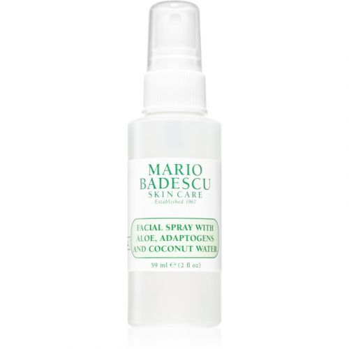 Mario Badescu Facial Spray with Aloe, Adaptogens and Coconut Water Refreshing Mist for Normal to Dry Skin 59 ml