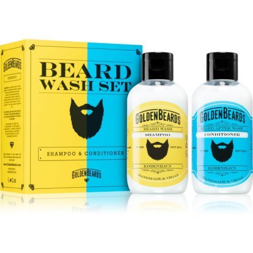 Golden Beards Beard Wash Set Beard Shampoo and Conditioner