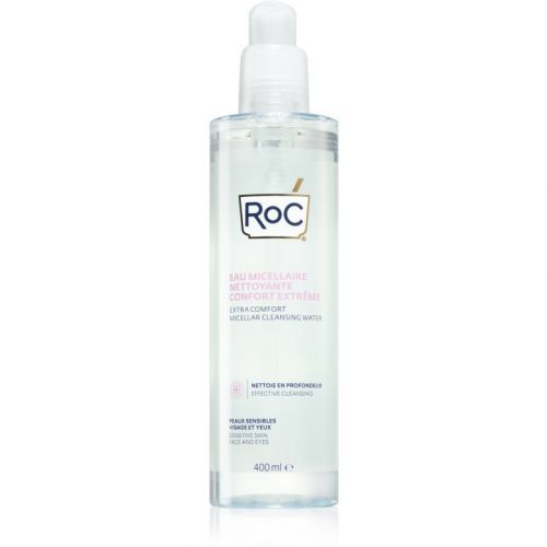 RoC Extra Comfort Micellar Cleansing Water Smooting Micellar Water for Sensitive Skin 400 ml